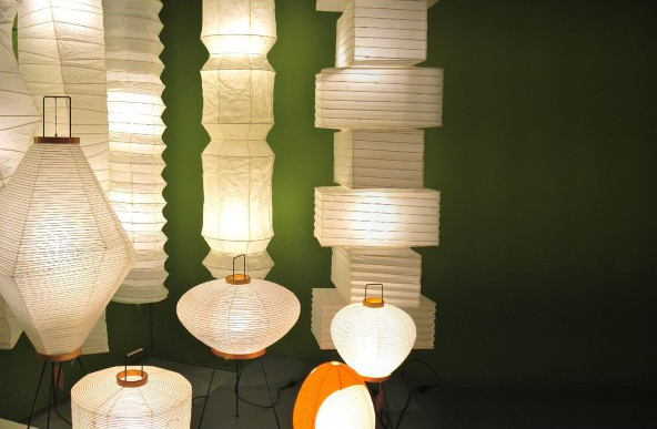 Noguchi 36N Ceiling Lamp by Akari Pendant Lamps Noguchi 36N Ceiling Lamp by Akari Pendant Lamps