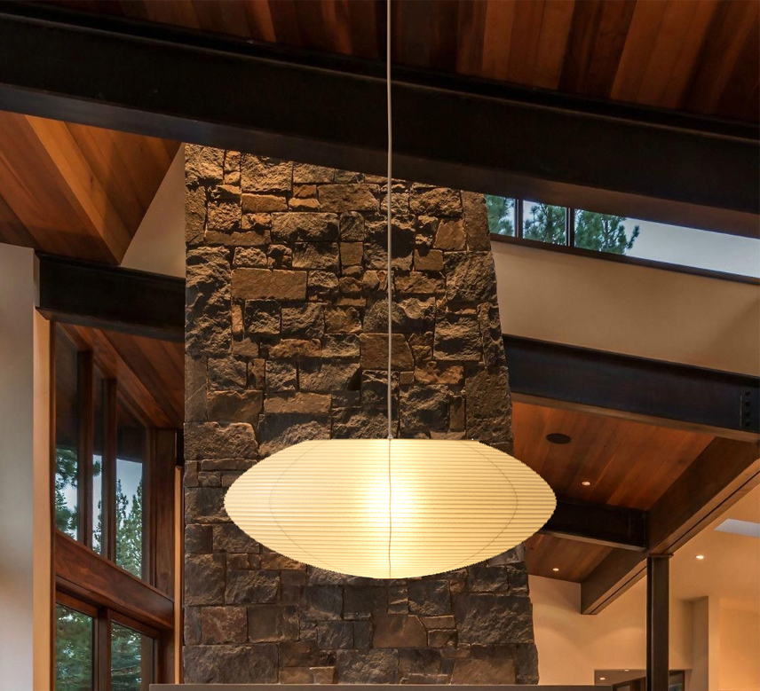Noguchi 21A Ceiling Lamp by Akari Pendant Lamps Noguchi 21A Ceiling Lamp by Akari Pendant Lamps