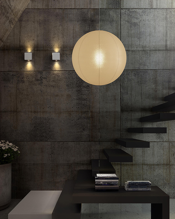 Noguchi 120A Ceiling Lamp by Akari Pendant Lamps Noguchi 120A Ceiling Lamp by Akari Pendant Lamps