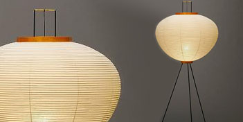 Noguchi 10A Floor Lamp by Akari Floor Lamps Noguchi 10A Floor Lamp by Akari Floor Lamps