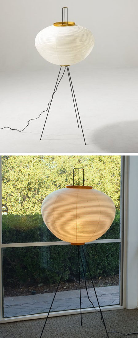 Noguchi 10A Floor Lamp by Akari Floor Lamps Noguchi 10A Floor Lamp by Akari Floor Lamps
