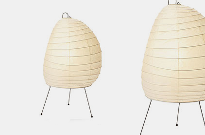 Noguchi Paper Table Lamp 1N by Akari Table Lamps Noguchi Paper Table Lamp 1N by Akari Table Lamps
