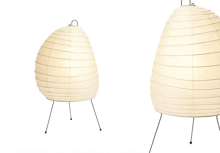 Noguchi Paper Table Lamp 1N by Akari Table Lamps Noguchi Paper Table Lamp 1N by Akari Table Lamps