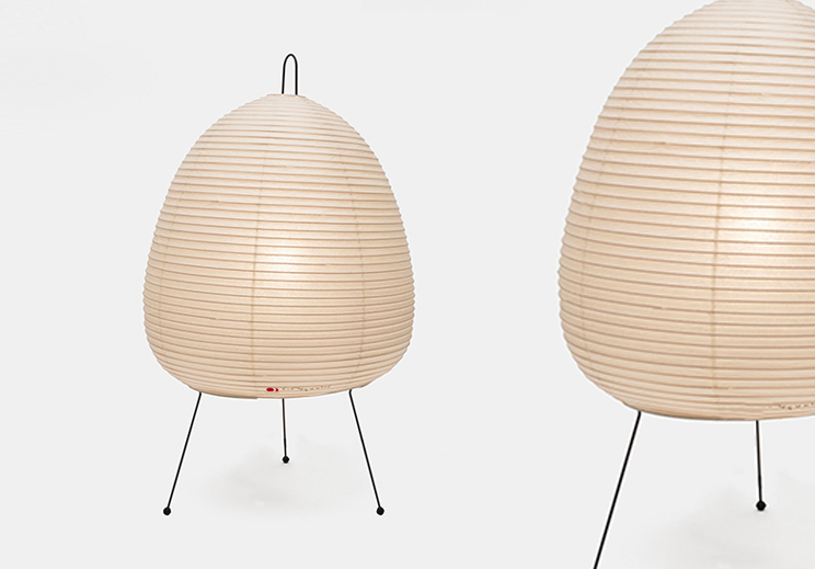 Noguchi Table Lamp 1A by Akari Starck Clocks Noguchi Table Lamp 1A by Akari Starck Clocks