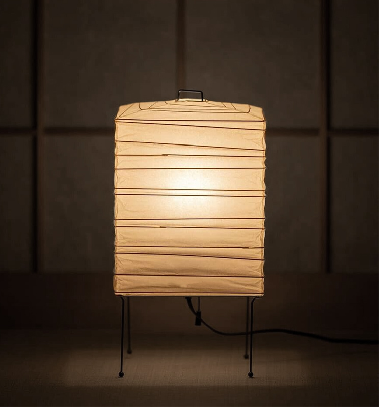 Noguchi Paper Table Lamp - 1X by Akari Table Lamps Noguchi Paper Table Lamp - 1X by Akari Table Lamps
