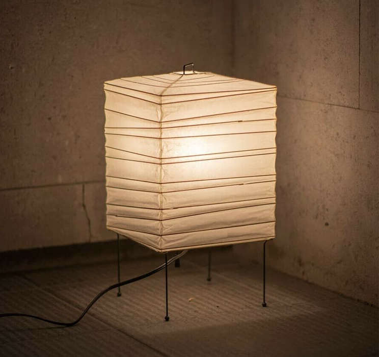 Noguchi Paper Table Lamp - 1X by Akari Table Lamps Noguchi Paper Table Lamp - 1X by Akari Table Lamps