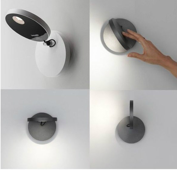 Demetra Wall Spot Lamp by Artemide Lamps Demetra Wall Spot Lamp by Artemide Lamps