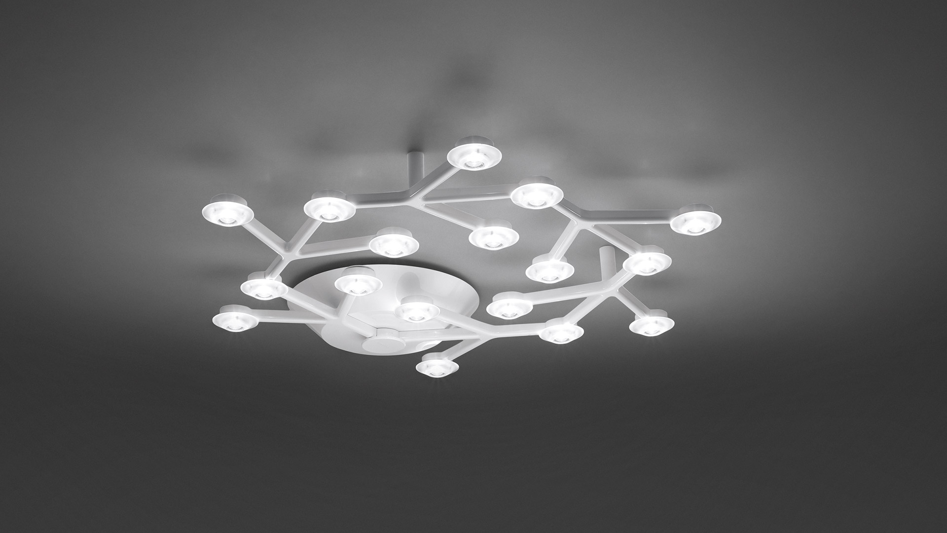 Led Net Circle Ceiling Lamp by Artemide Lamps Led Net Circle Ceiling Lamp by Artemide Lamps
