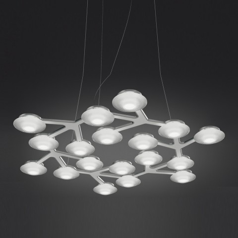 Led Net Circle Pendant Lamp by Artemide Lamps Led Net Circle Pendant Lamp by Artemide Lamps