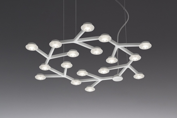 Led Net Circle Pendant Lamp by Artemide Lamps Led Net Circle Pendant Lamp by Artemide Lamps