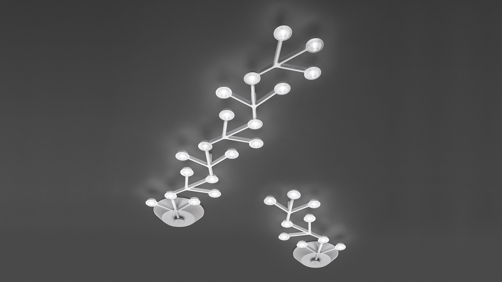 Led Net line 125 Ceiling Lamp by Artemide Lamps Led Net line 125 Ceiling Lamp by Artemide Lamps