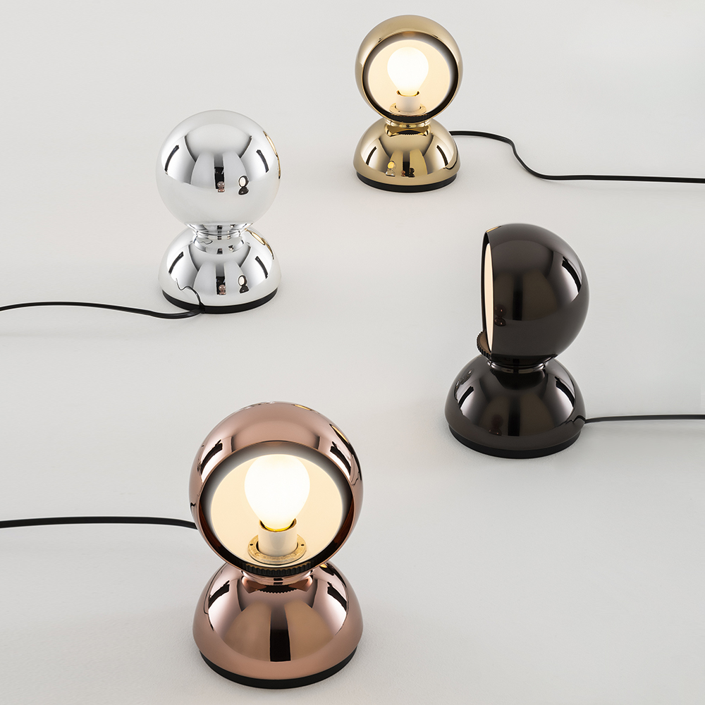Eclisse PVD Table Lamp by Artemide Table Lamps Eclisse PVD Table Lamp by Artemide Table Lamps