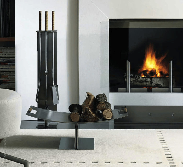 Peter Maly Fireside Tools with Floor Stand by Conmoto Accessories
