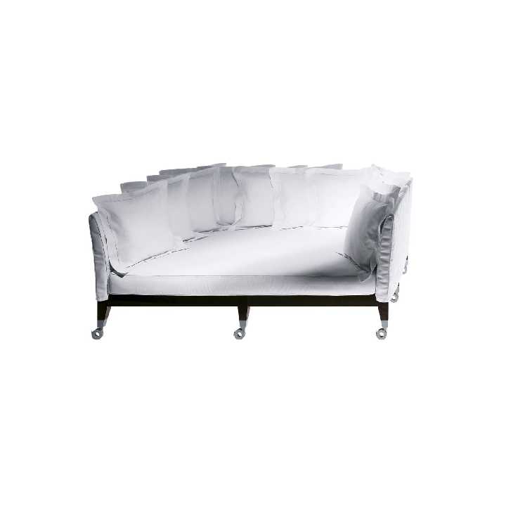 NEOZ Three-seater deep sofa with 12 throw cushions by Driade Armchairs And Sofas NEOZ Three-seater deep sofa with 12 throw cushions by Driade Armchairs And Sofas