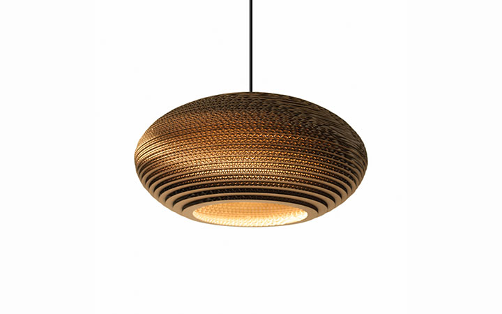 Scraplights Disc Natural Pendant Light by Graypants Pendant Lamps Scraplights Disc Natural Pendant Light by Graypants Pendant Lamps