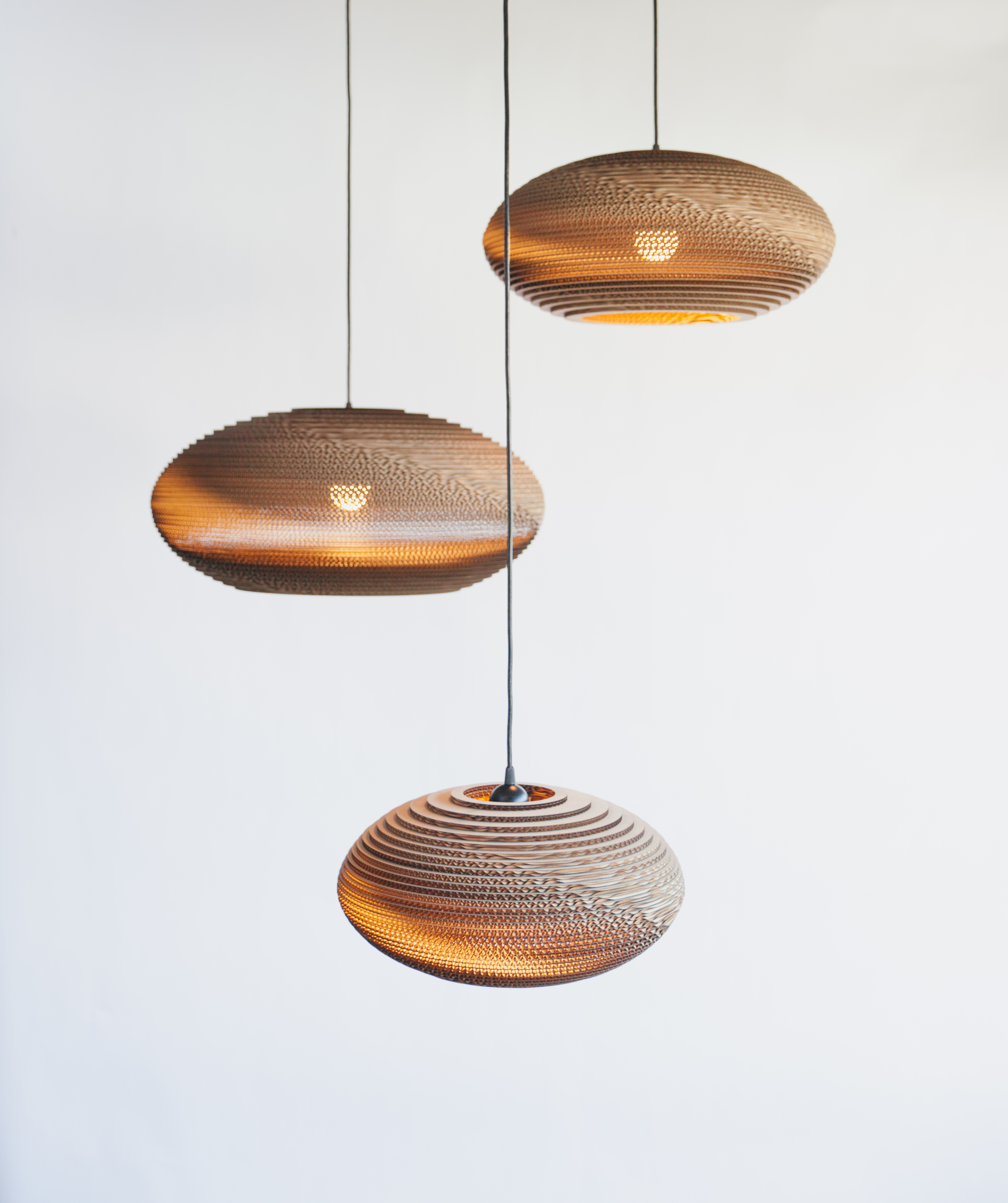 Scraplights Disc Natural Pendant Light by Graypants Pendant Lamps Scraplights Disc Natural Pendant Light by Graypants Pendant Lamps