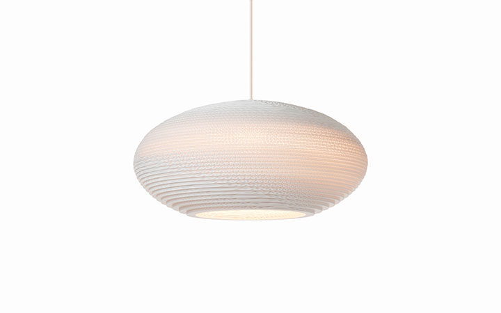 Scraplights Disc White Pendant Light by Graypants Pendant Lamps Scraplights Disc White Pendant Light by Graypants Pendant Lamps