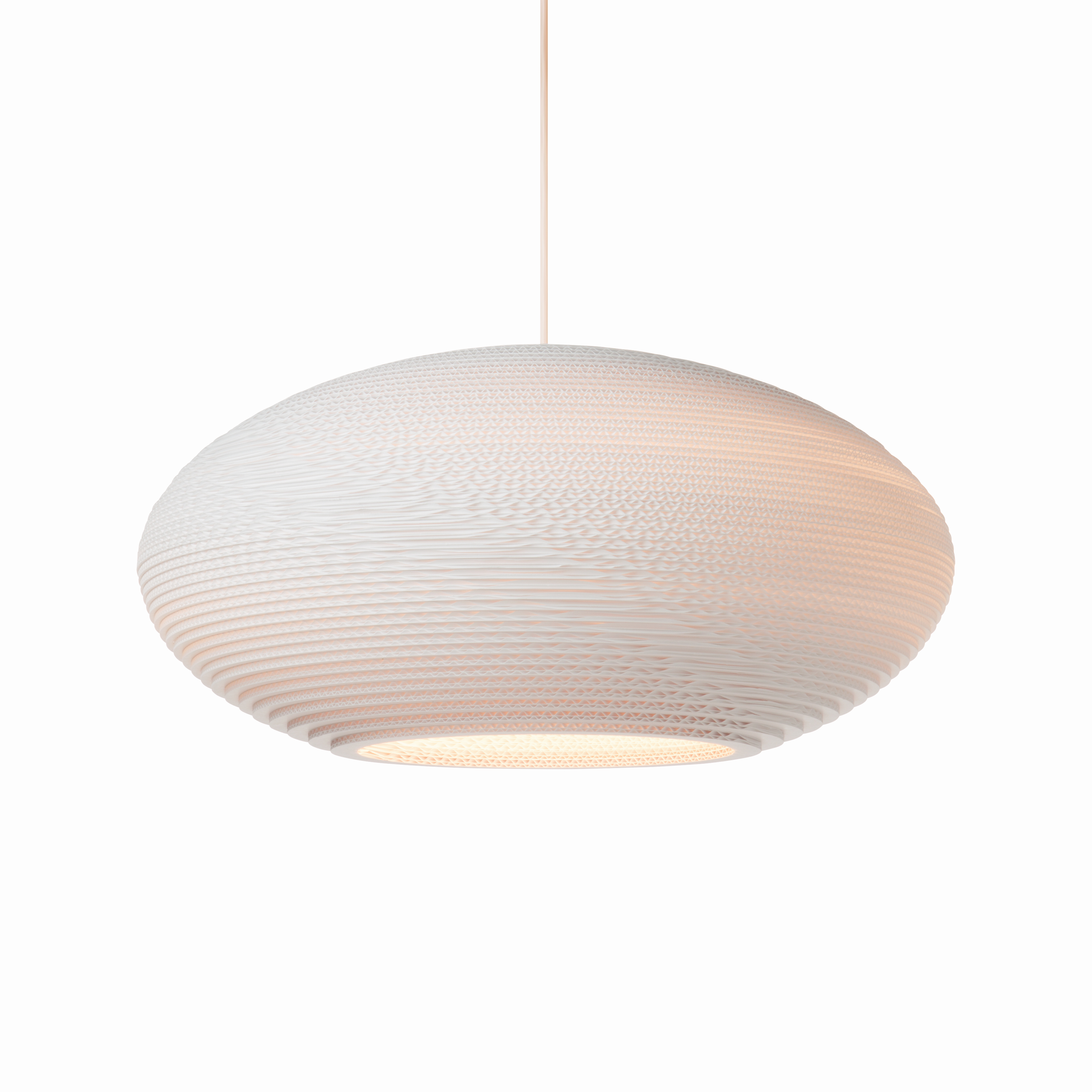 Scraplights Disc White Pendant Light by Graypants Pendant Lamps Scraplights Disc White Pendant Light by Graypants Pendant Lamps