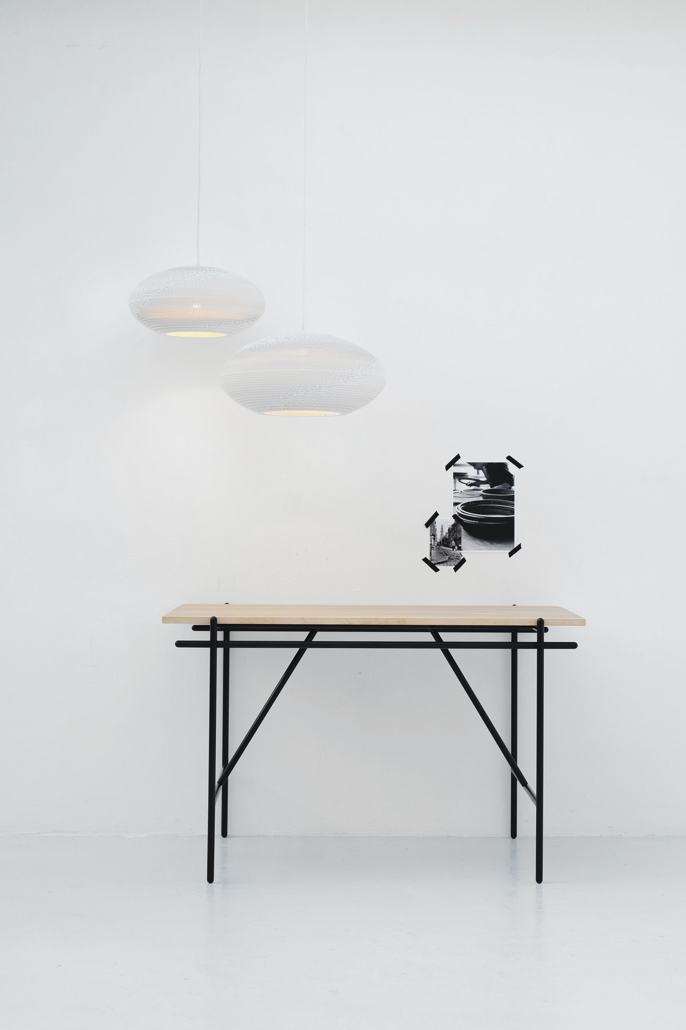 Scraplights Disc White Pendant Light by Graypants Pendant Lamps Scraplights Disc White Pendant Light by Graypants Pendant Lamps