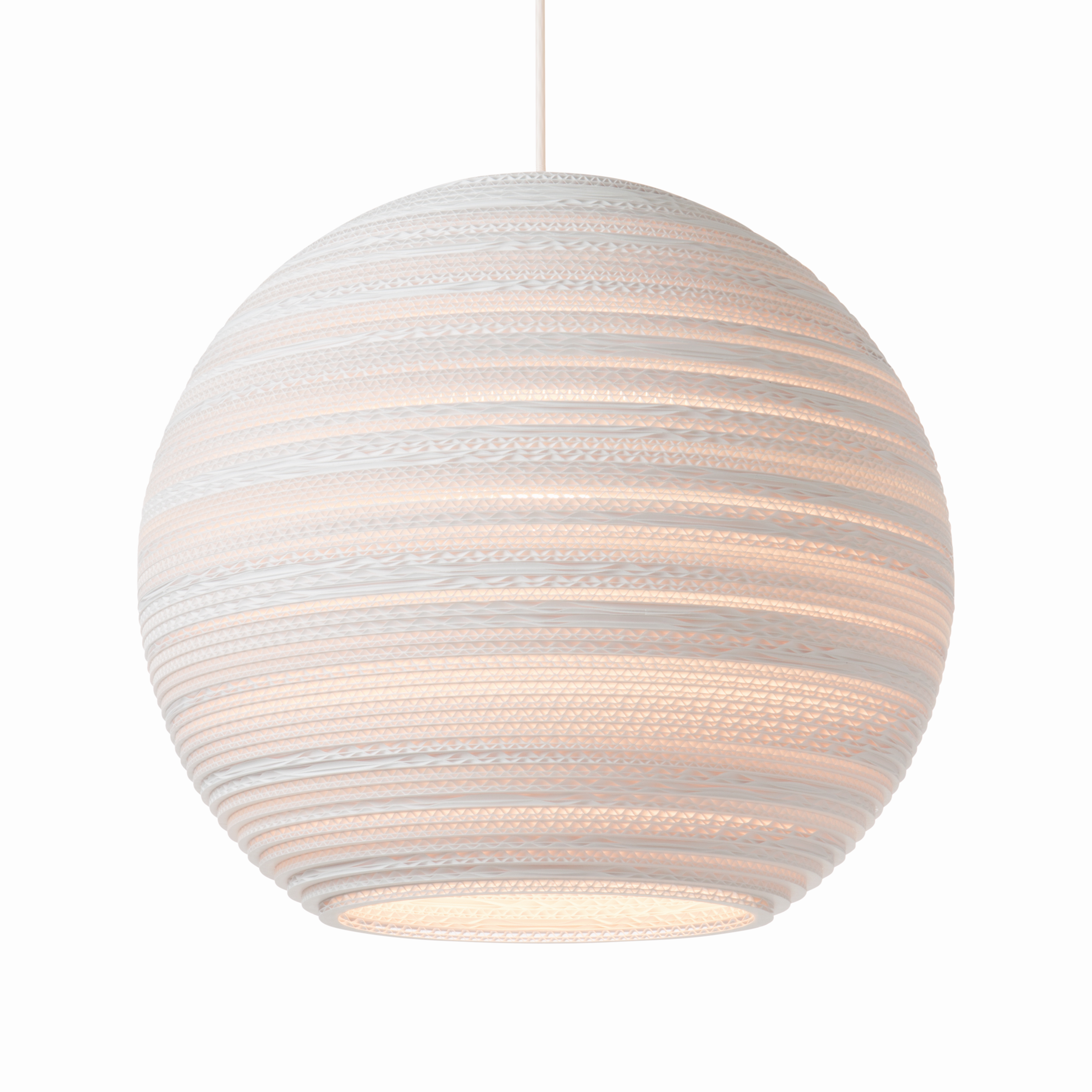 Scraplights Moon White Pendant Light by Graypants Pendant Lamps Scraplights Moon White Pendant Light by Graypants Pendant Lamps