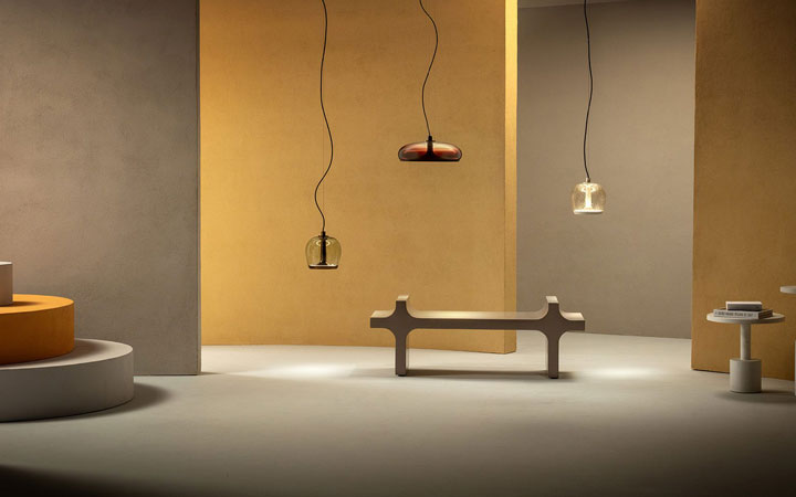 Aurelia S 22 Bold Single Switch Pendant Lamp by Leucos Lamps