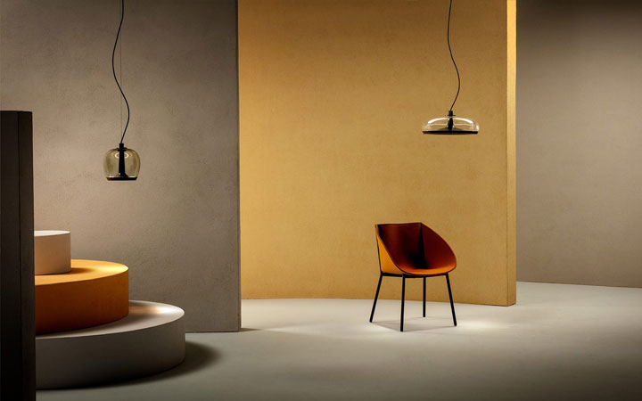 Aurelia S 22 Bold Single Switch Pendant Lamp by Leucos Lamps