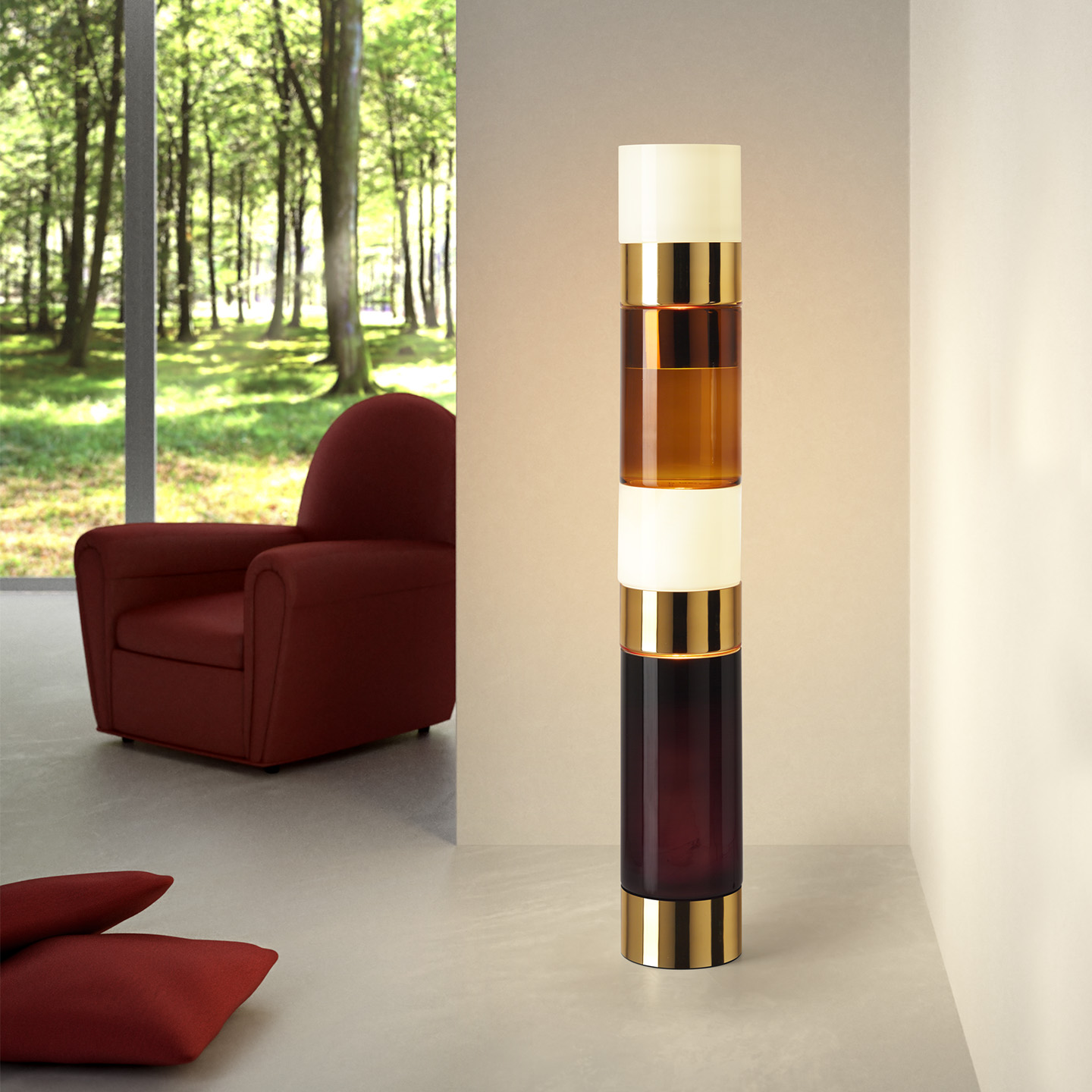 Stacking D Floor Lamp by Leucos Floor Lamps Stacking D Floor Lamp by Leucos Floor Lamps