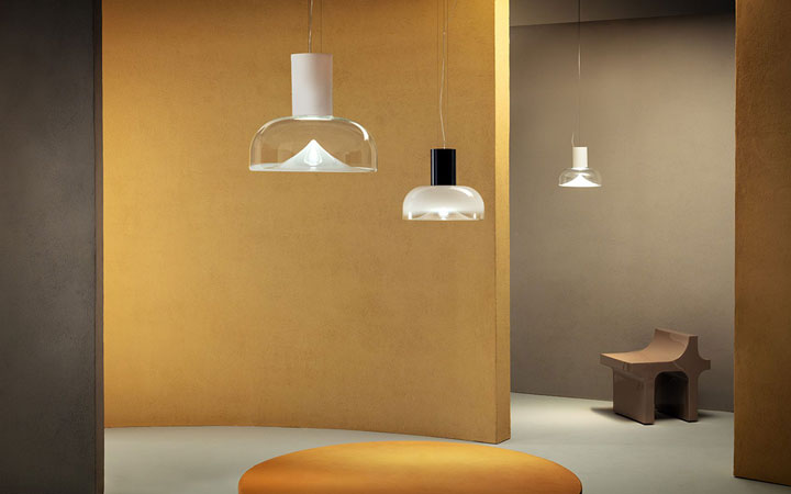 Aella 45 Long Neck Pendant Lamp by Leucos Lamps