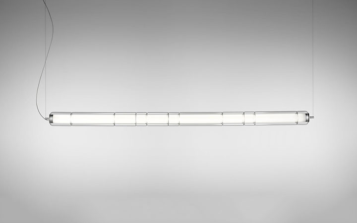 Stacking 120 Horizontal Naked Pendant Lamp by Leucos Lamps