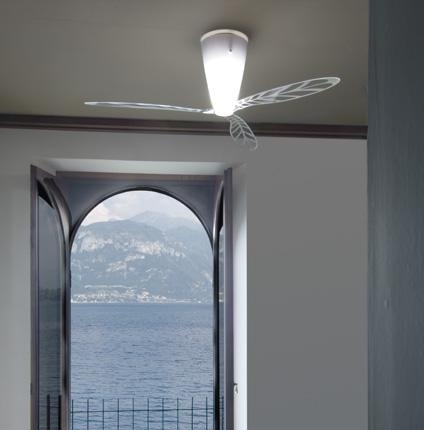 Blow Ceiling Fan by LucePlan Lamps Blow Ceiling Fan by LucePlan Lamps
