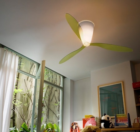 Blow Ceiling Fan by LucePlan Lamps Blow Ceiling Fan by LucePlan Lamps