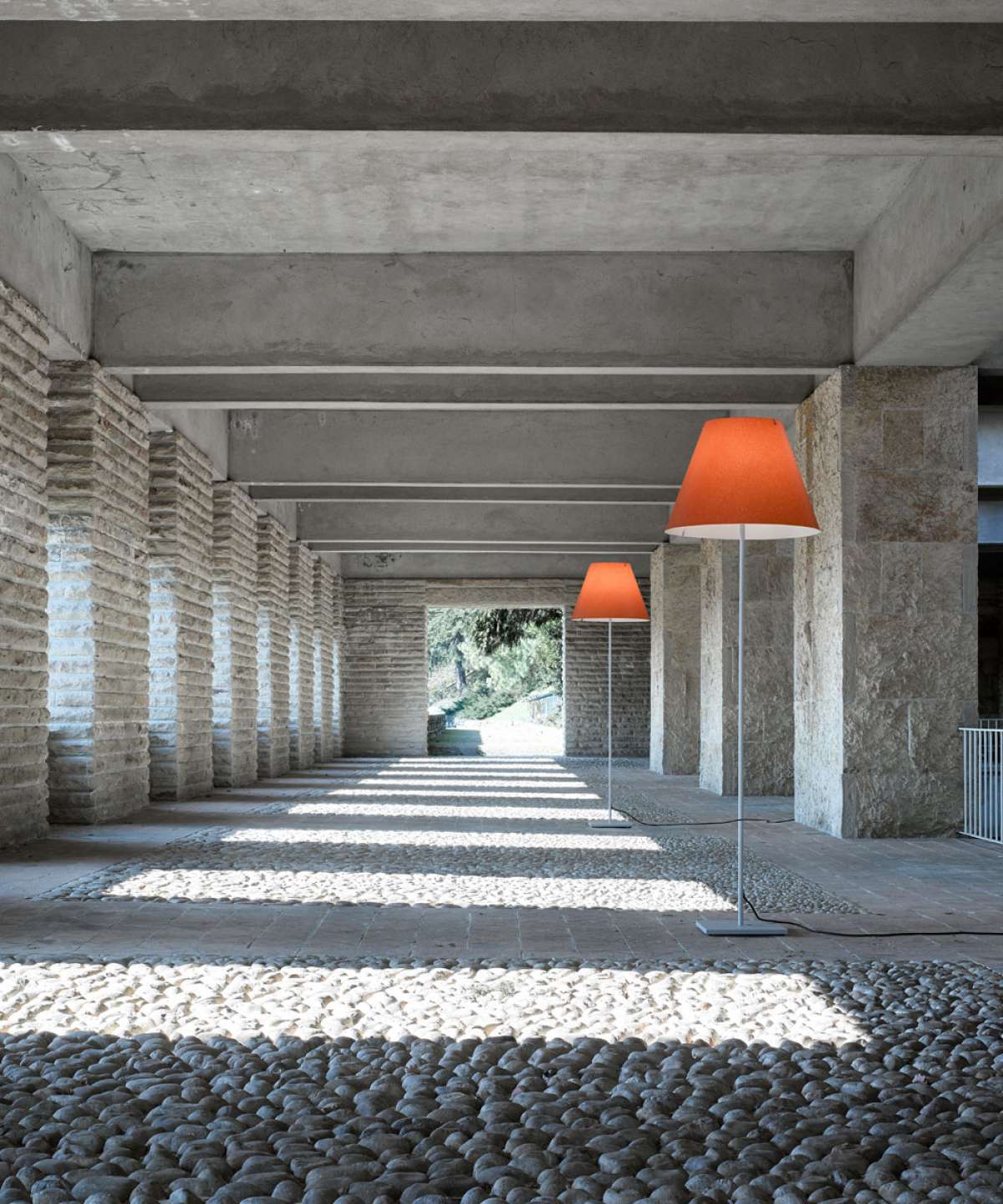 Grande Costanza Open Air Floor Lamp by LucePlan Floor Lamps Grande Costanza Open Air Floor Lamp by LucePlan Floor Lamps