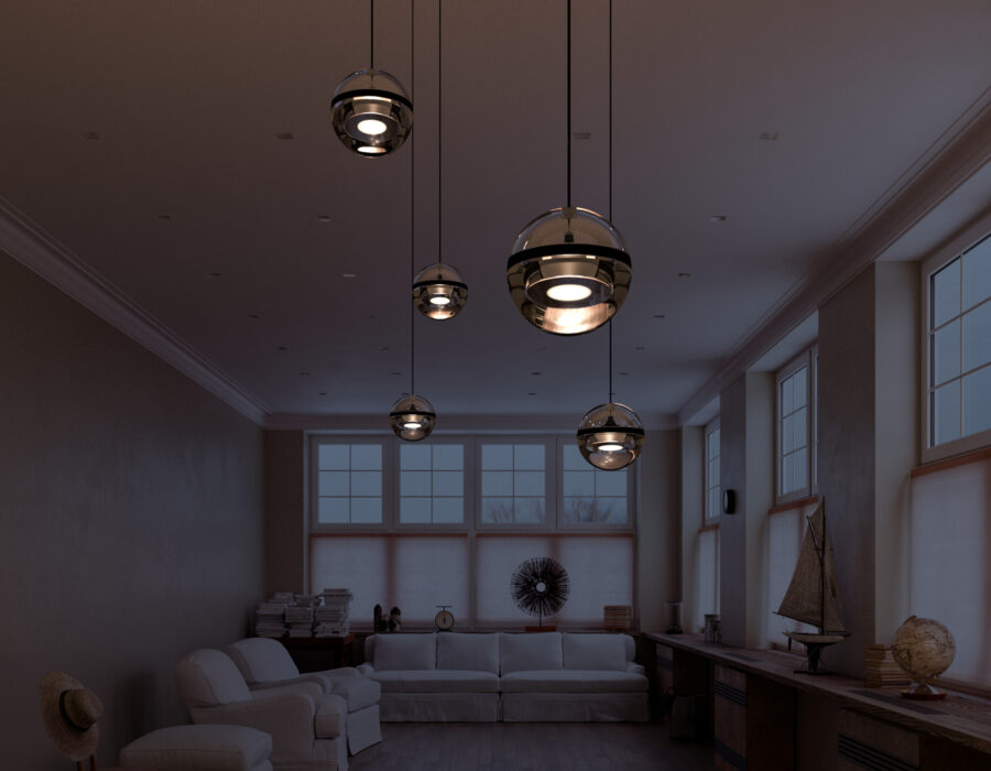 Limbus Chandelier Pendant Lamp by Lumina Pendant Lamps