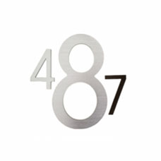 Modern 10" House Address Numbers by Luxello LED Signage Modern 10" House Address Numbers by Luxello LED Signage