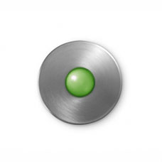 Simple Led Doorbell Button Brushed by Luxello Door Bells