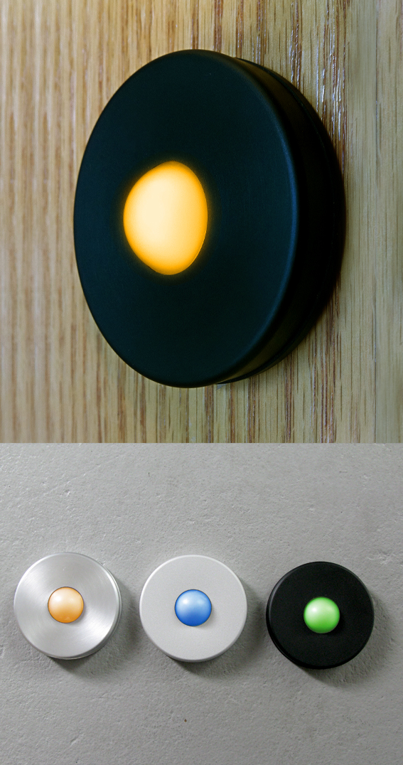 Simple Bronze Led Doorbell Button by Luxello Door Bells