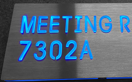 LED Directional Room Signage by Luxello LED Signage LED Directional Room Signage by Luxello LED Signage
