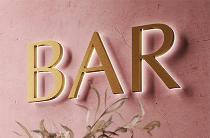 10" Backlit Classic House Letters &amp; Numbers by Luxello LED Signage