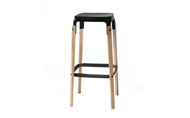 Steel Wood Stool by Magis Stool