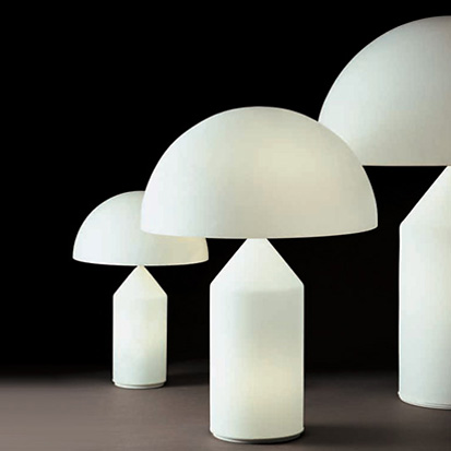 Atollo 237 Table Lamp by Oluce Lamps Atollo 237 Table Lamp by Oluce Lamps