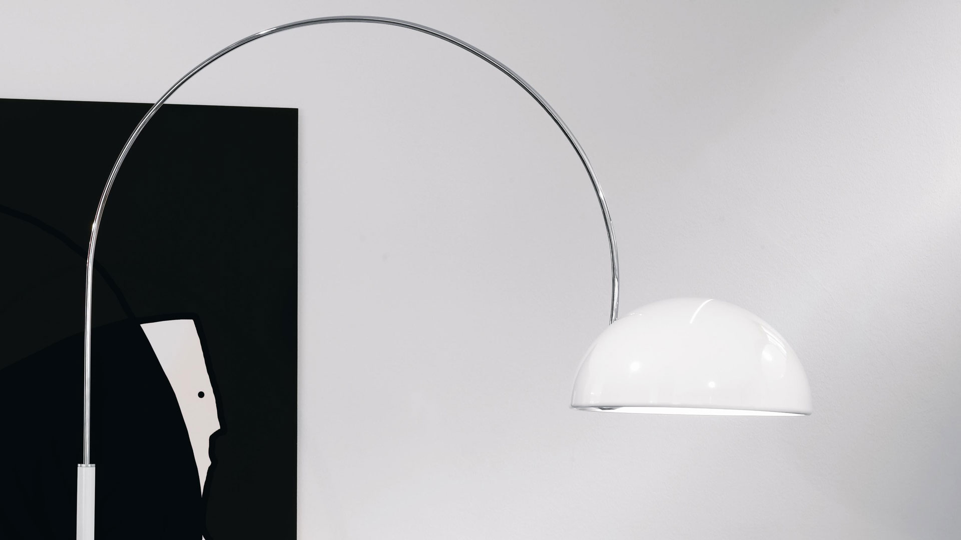 Coupe 3320R Floor Lamp by Oluce Floor Lamps Coupe 3320R Floor Lamp by Oluce Floor Lamps