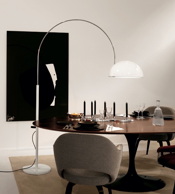 Coupe 3320R Floor Lamp by Oluce Floor Lamps Coupe 3320R Floor Lamp by Oluce Floor Lamps