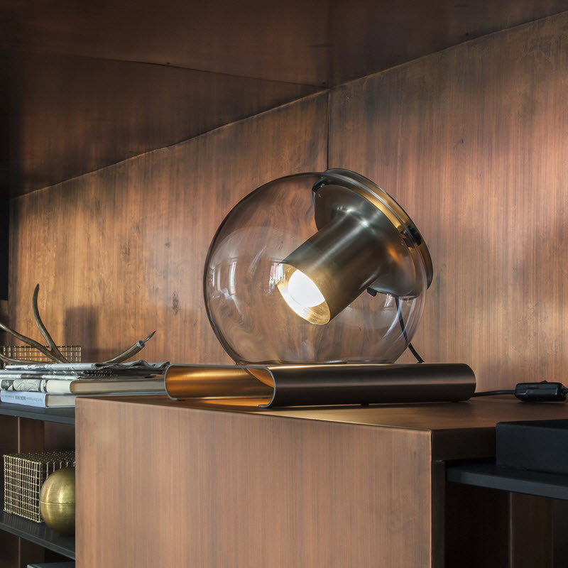 The Globe Table Lamp by Oluce Lamps