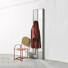 Lagronda Mirror &amp; Coat Hanger by Pallucco Accessories
