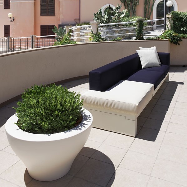 Ming Planters Pot by Serralunga Planters Round Ming Planters Pot by Serralunga Planters Round