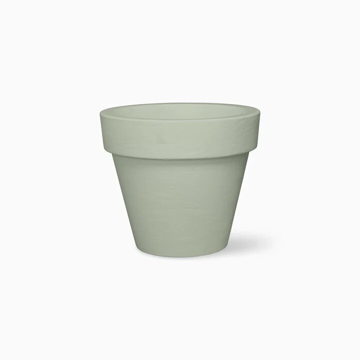 Bordato Liscio Outdoor Planters by Serralunga Planters Round Bordato Liscio Outdoor Planters by Serralunga Planters Round