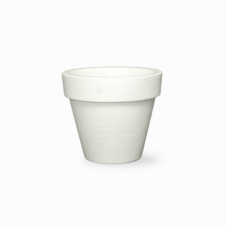 Bordato Liscio Outdoor Planters by Serralunga Planters Round Bordato Liscio Outdoor Planters by Serralunga Planters Round