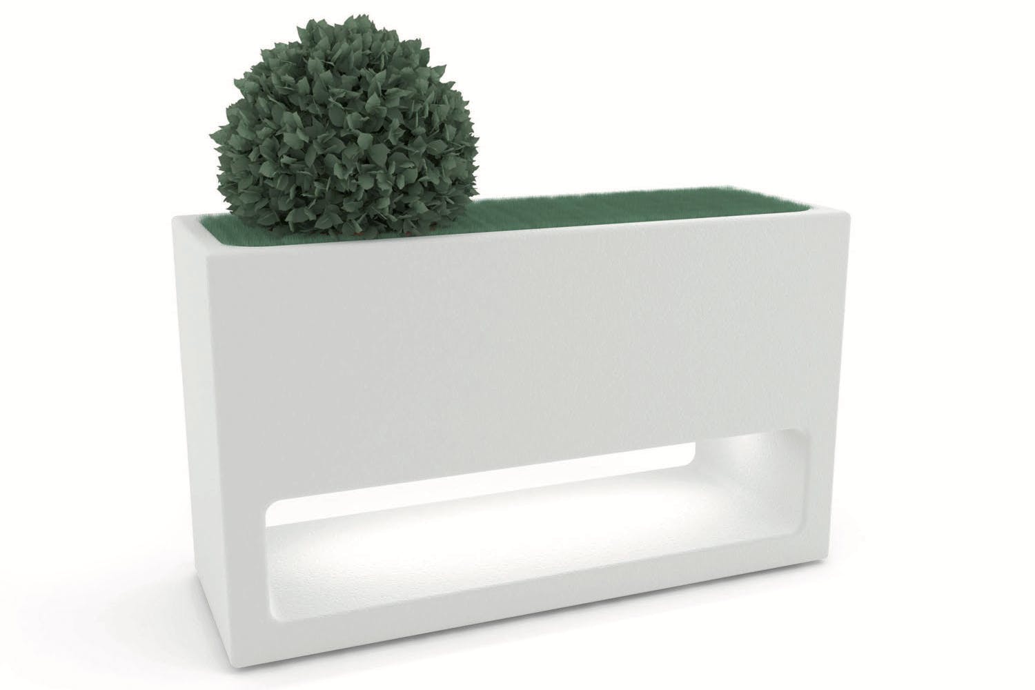 Lluna Outdoor Pot by Serralunga Planters Square Lluna Outdoor Pot by Serralunga Planters Square