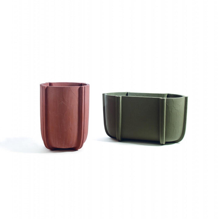 Cassero Outdoor Planters by Serralunga Planters Round Cassero Outdoor Planters by Serralunga Planters Round