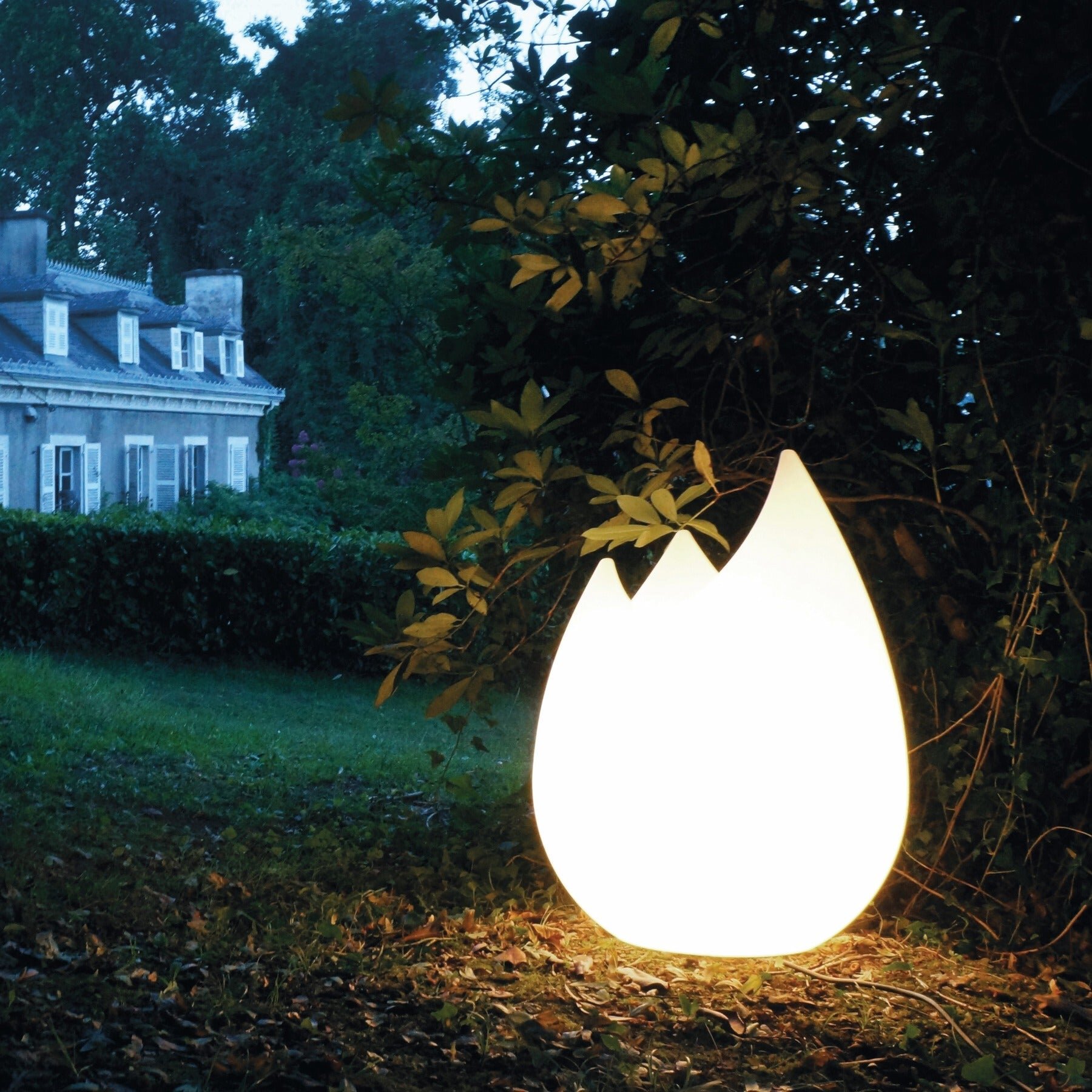 Flame Outdoor Floor Lamp by Serralunga Floor Lamps